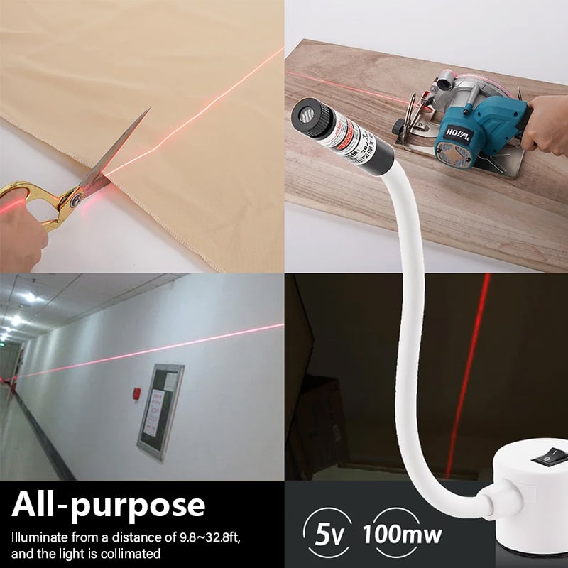 Magnetische Positionierlaserleuchte für Nähmaschinen