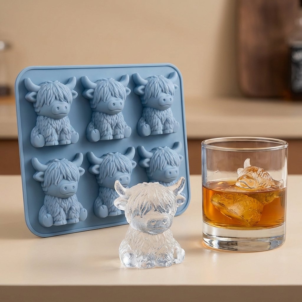 FarmFreeze – Highland-Kuh-Eis- und Dessertform
