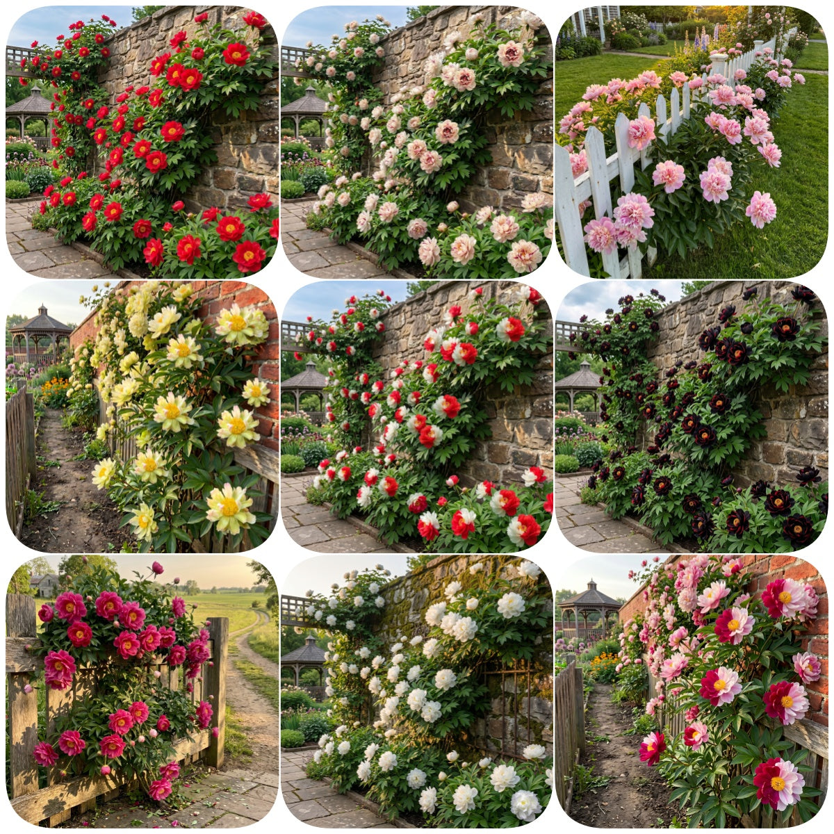 PetalVine – Elegante Kletterpfingstrosen-Zwiebeln