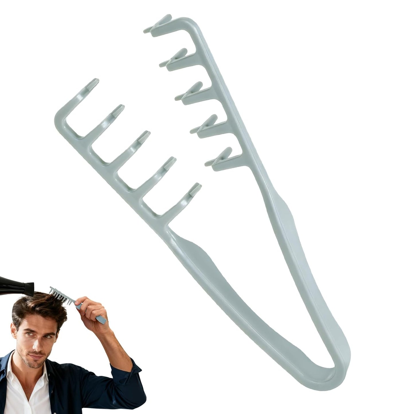Lift & Style - Professioneller Kamm mit breiten Zinken