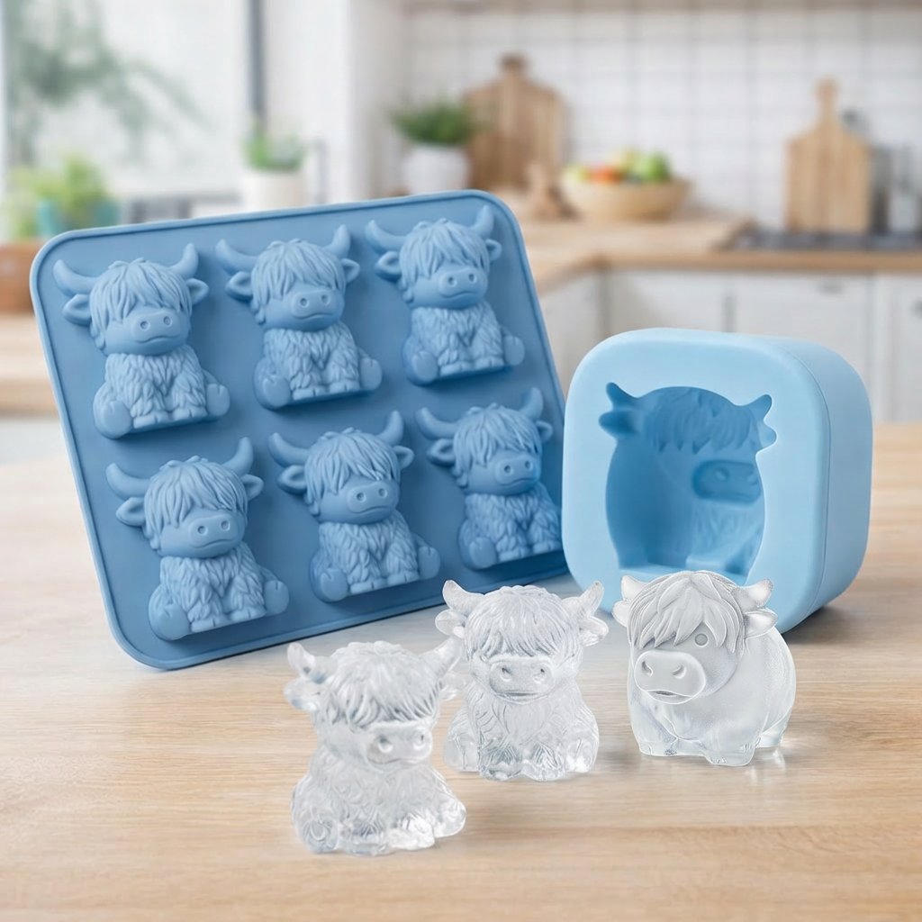 FarmFreeze – Highland-Kuh-Eis- und Dessertform