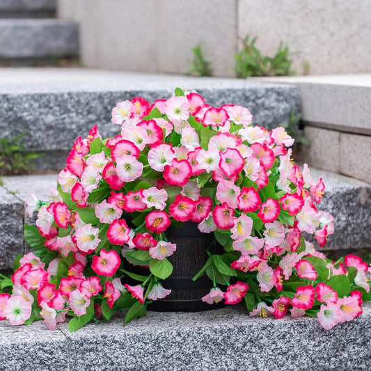 FloraVista – Lebendiger künstlicher Hängepflanzen-Blumenkorb