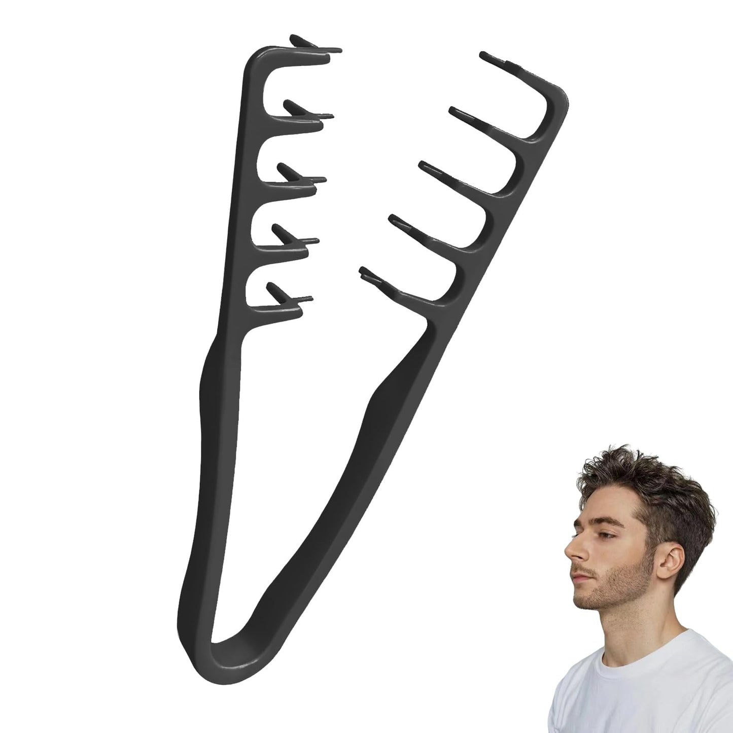 Lift & Style - Professioneller Kamm mit breiten Zinken