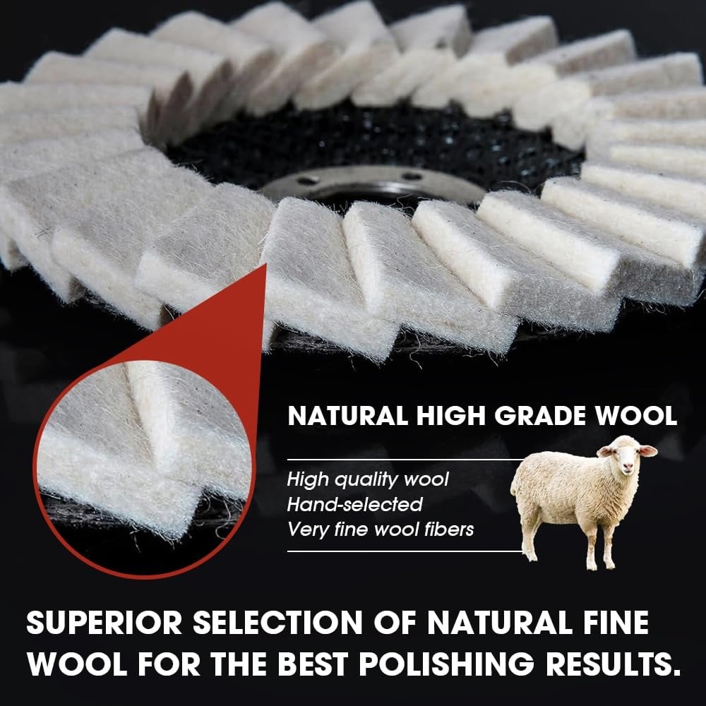 SmoothCraft – Hochbelastbare Polierscheibe für Metall und Holz