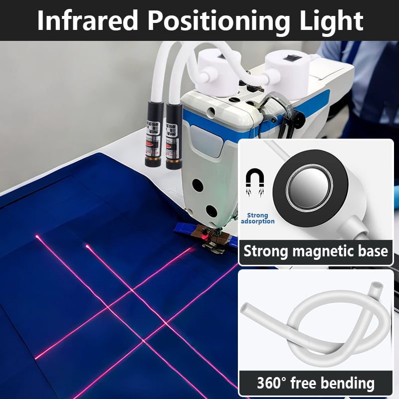 Magnetische Positionierlaserleuchte für Nähmaschinen